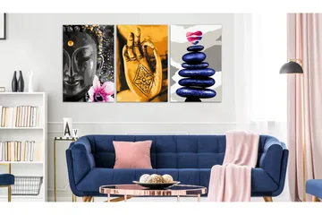 Tavla Oriental Triptych 3 Parts 120x60 - Artgeist sp. z o. o. - Inredning - Tavlor & konst - Canvastavlor
