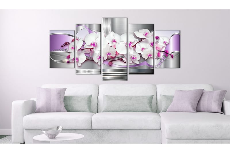 Tavla Orkidé Och Fantasi 200x100 - Artgeist sp. z o. o. - Inredning - Tavlor & konst - Canvastavlor