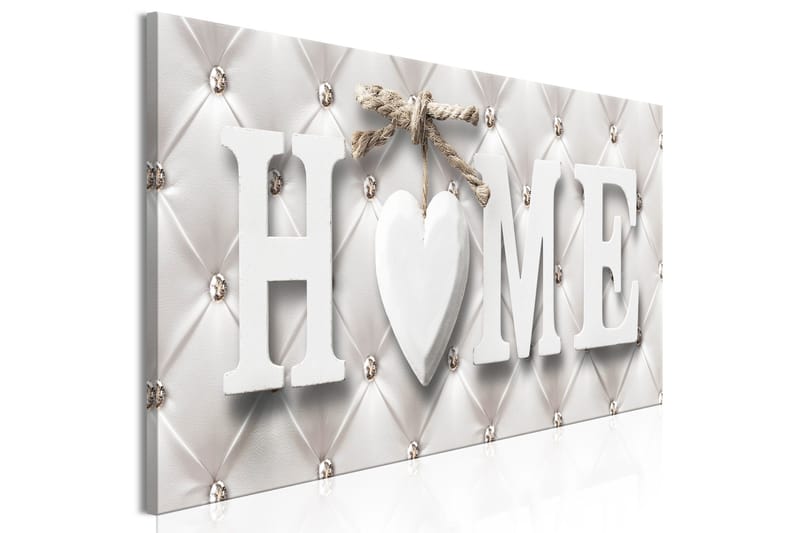 Tavla Quilted Home (1 Part) Narrow 150x50 - Artgeist sp. z o. o. - Inredning - Tavlor & konst - Canvastavlor