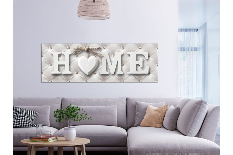 Tavla Quilted Home (1 Part) Narrow 150x50, Artgeist sp. z o. o.