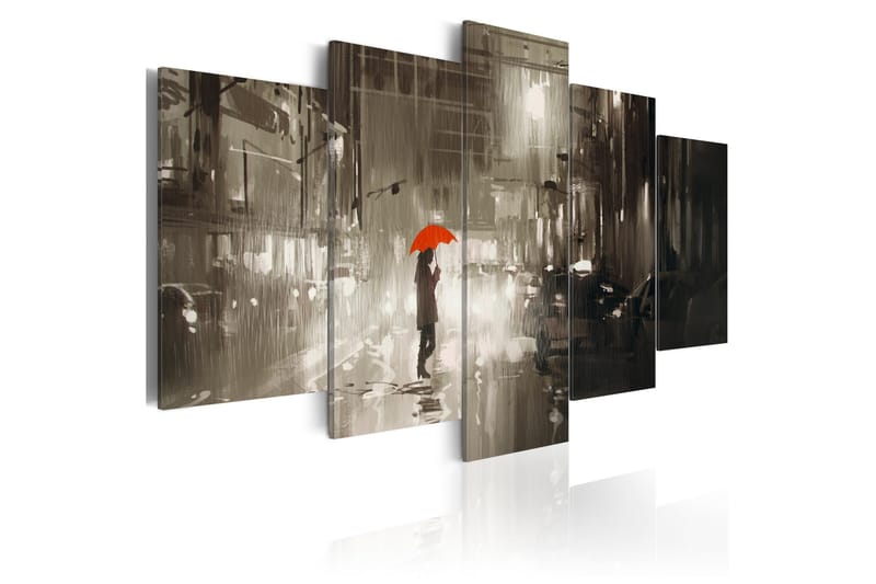 Tavla Rain City 200x100 - Artgeist sp. z o. o. - Inredning - Tavlor & konst - Canvastavlor
