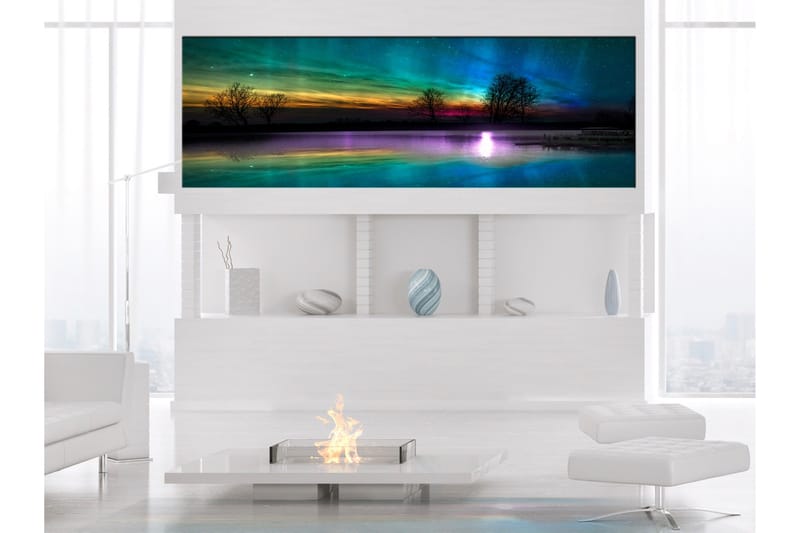 Tavla Rainbow Aurora (1 Part) Narrow 135x45, Artgeist sp. z o. o.