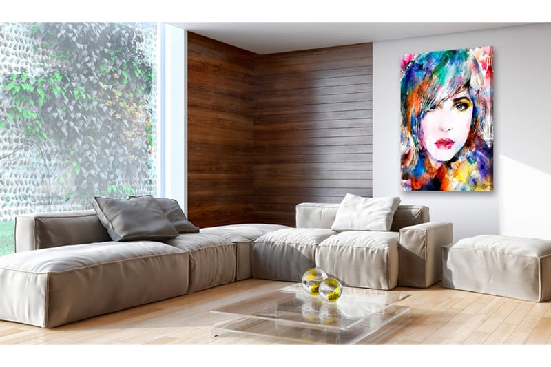 Tavla Rainbow Girl 60x90 - Artgeist sp. z o. o. - Inredning - Tavlor & konst - Canvastavlor