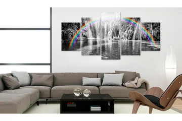 Tavla Rainbow On Grays 100x50 - Artgeist sp. z o. o. - Inredning - Tavlor & konst - Canvastavlor