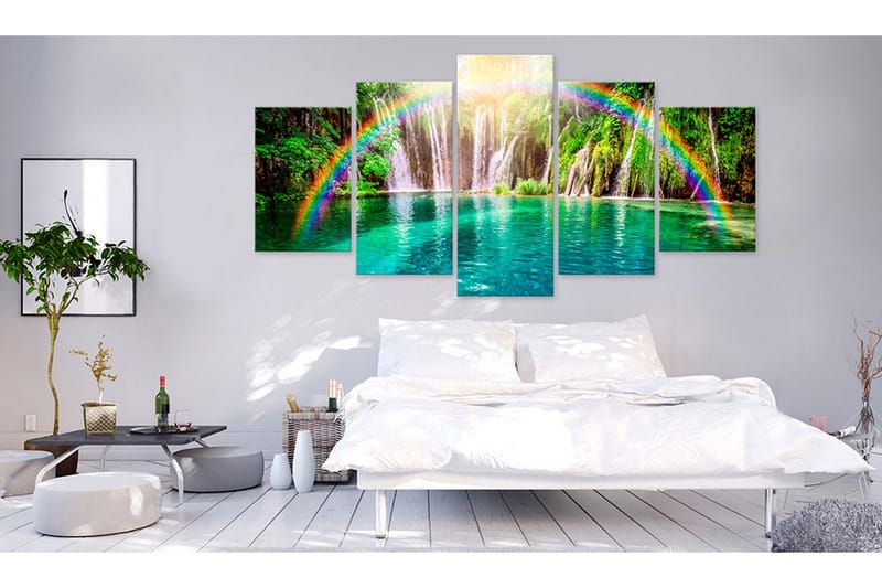 Tavla Rainbow Time 100x50 - Artgeist sp. z o. o. - Inredning - Tavlor & konst - Canvastavlor
