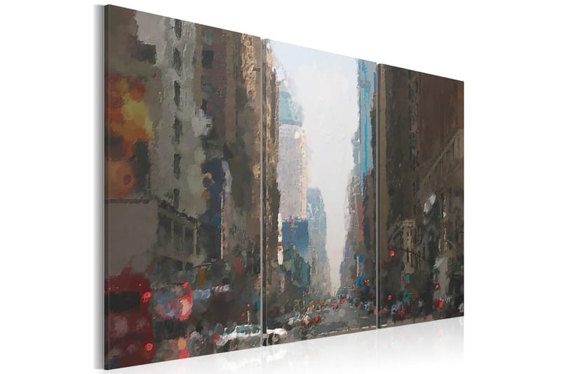 Tavla Rainy City Behind The Glass 120x80, Artgeist sp. z o. o.