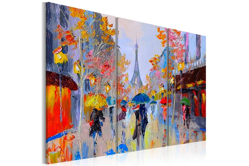 Tavla Rainy Paris 120x80 - Artgeist sp. z o. o. - Inredning - Tavlor & konst - Canvastavlor