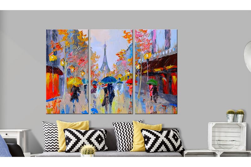 Tavla Rainy Paris 120x80 - Artgeist sp. z o. o. - Inredning - Tavlor & konst - Canvastavlor