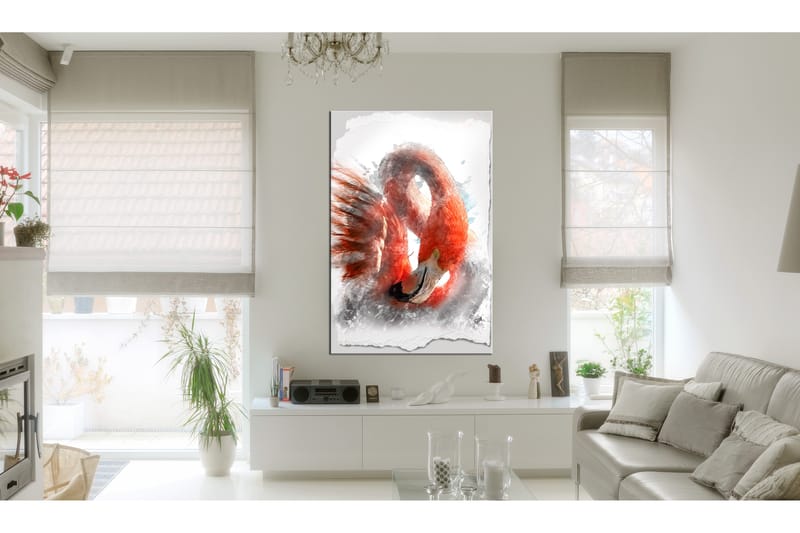 Tavla Red Flamingo 60x90 - Artgeist sp. z o. o. - Inredning - Tavlor & konst - Canvastavlor