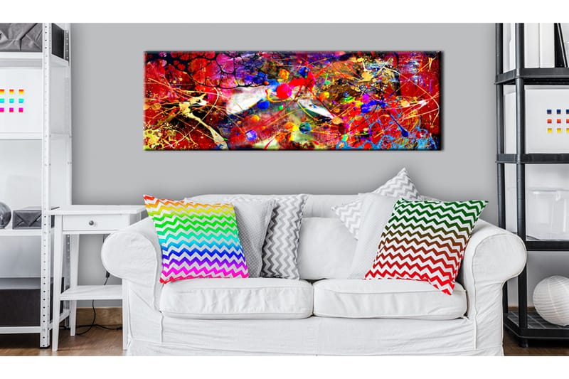 Tavla Red Forest 120x40 cm - Inredning - Tavlor & konst - Canvastavlor