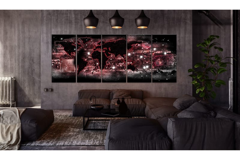 Tavla Red Light 200x80 - Artgeist sp. z o. o. - Inredning - Tavlor & konst - Canvastavlor