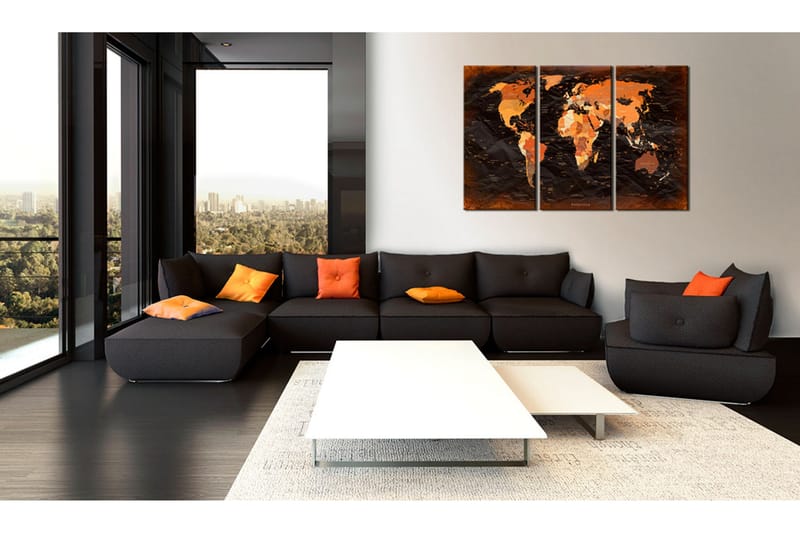 Tavla Remarkable Map 90x60 - Artgeist sp. z o. o. - Inredning - Tavlor & konst - Canvastavlor