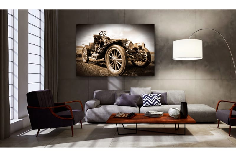 Tavla Retro Car 120x80 cm - Inredning - Tavlor & konst - Canvastavlor