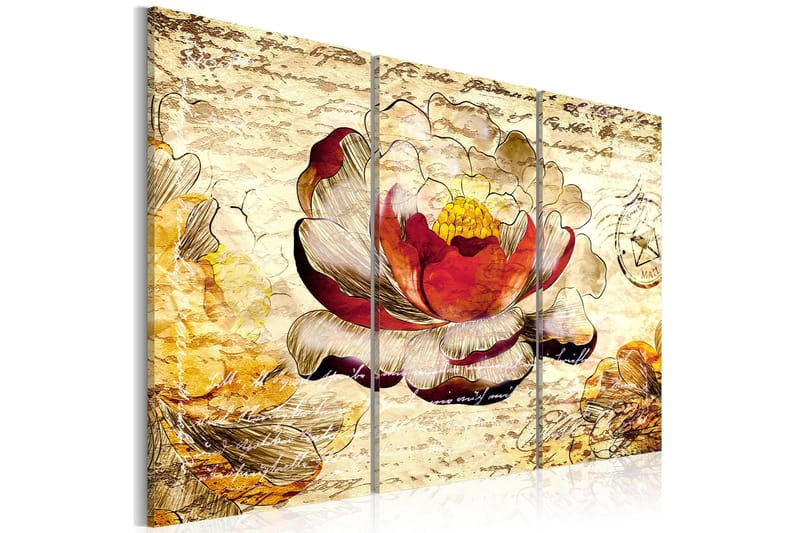 Tavla Retro Flower 60x40, Artgeist sp. z o. o.