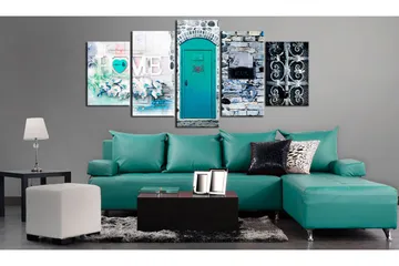 Tavla Retro Home 100x50 - Artgeist sp. z o. o. - Inredning - Tavlor & konst - Canvastavlor