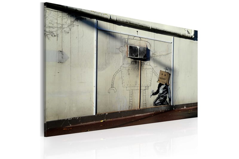 Tavla Robots Banksy 60x40, Artgeist sp. z o. o.