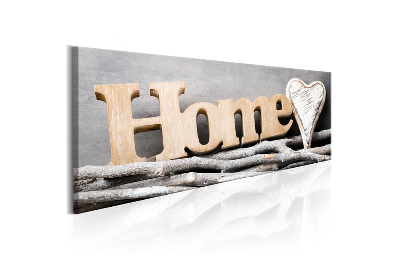 Tavla Romantic Home 135x45 - Artgeist sp. z o. o. - Inredning - Tavlor & konst - Canvastavlor