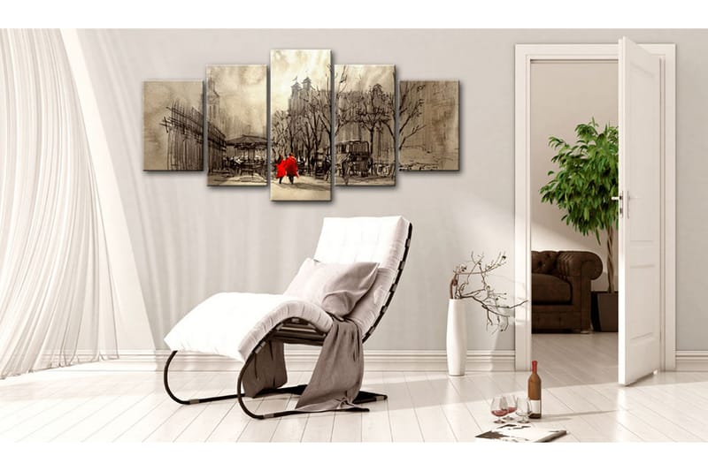 Tavla Romantic Stroll 200x100 - Artgeist sp. z o. o. - Inredning - Tavlor & konst - Canvastavlor