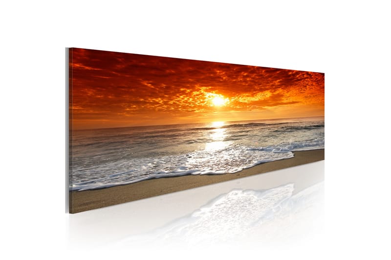 Tavla Romantic sunset 135x45 - Artgeist sp. z o. o. - Inredning - Tavlor & konst - Canvastavlor