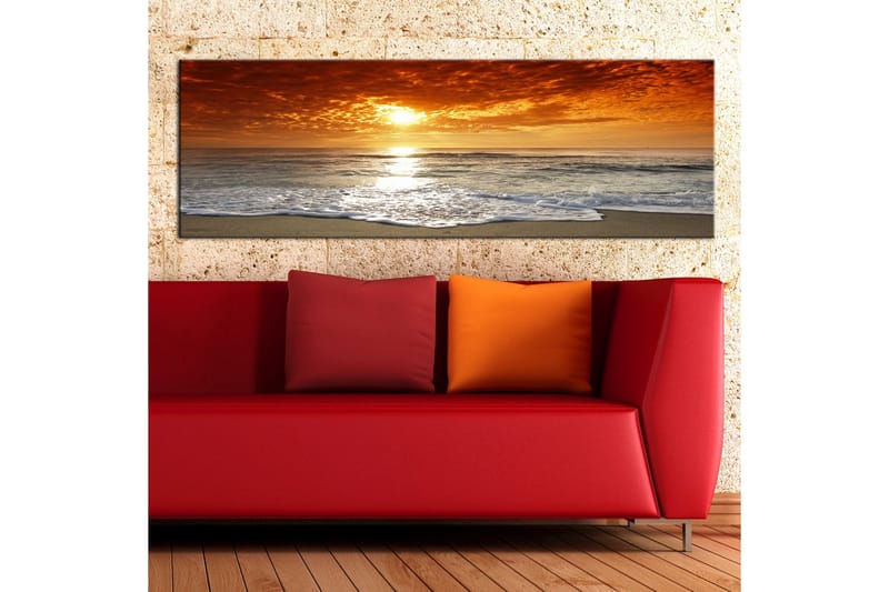 Tavla Romantic sunset 135x45 cm, undefined