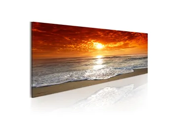 Tavla Romantic sunset 135x45 cm - Inredning - Tavlor & konst - Canvastavlor