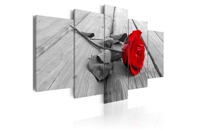 Tavla Rose On Wood 200x100 - Artgeist sp. z o. o. - Inredning - Tavlor & konst - Canvastavlor