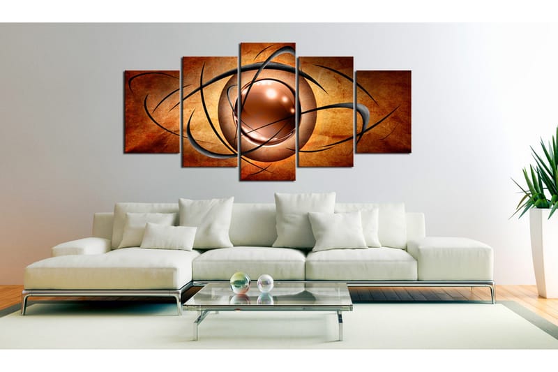 Tavla Rotating Globe 200x100 - Artgeist sp. z o. o. - Inredning - Tavlor & konst - Canvastavlor