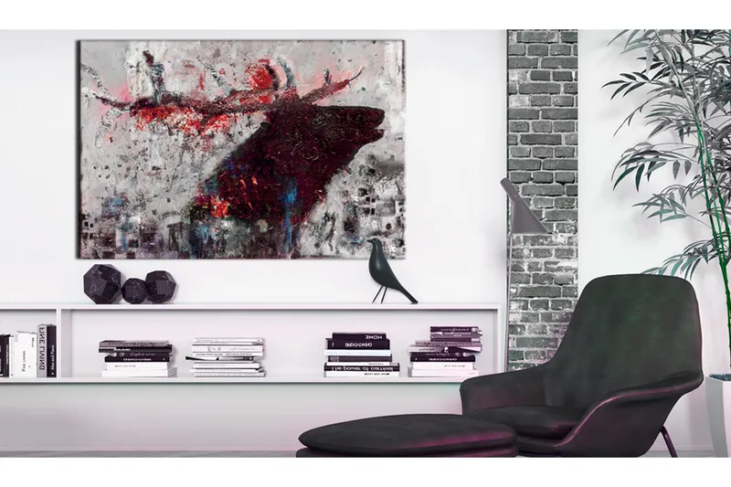 Tavla Ruby Deer 60x40 cm, undefined