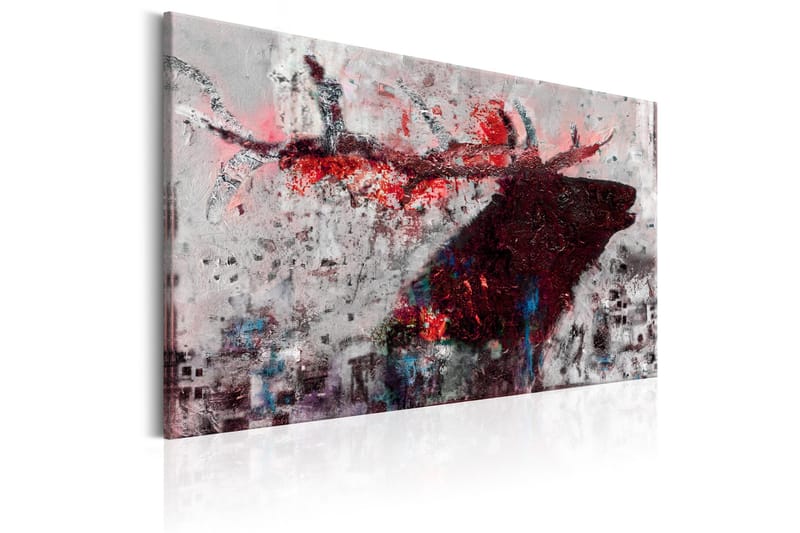 Tavla Ruby Deer 60x40 cm - Inredning - Tavlor & konst - Canvastavlor