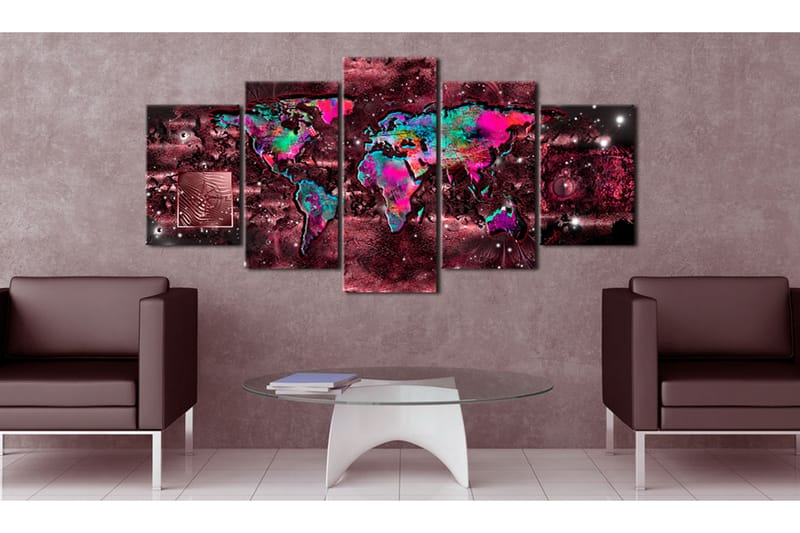Tavla Ruby Journey 200x100 - Artgeist sp. z o. o. - Inredning - Tavlor & konst - Canvastavlor