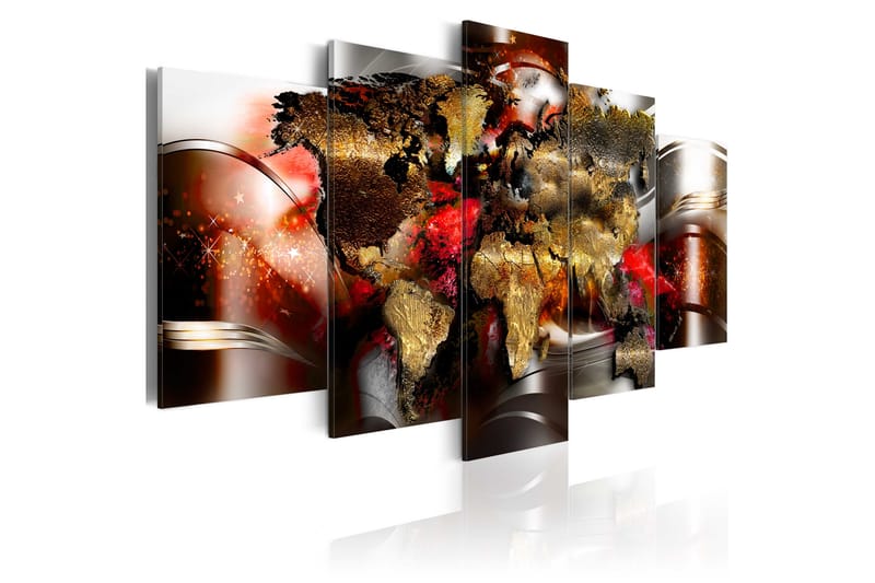 Tavla Ruby Ribbon 100x50 - Artgeist sp. z o. o. - Inredning - Tavlor & konst - Canvastavlor