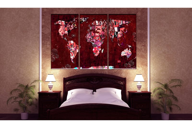Tavla Ruby World 120x80 - Artgeist sp. z o. o. - Inredning - Tavlor & konst - Canvastavlor