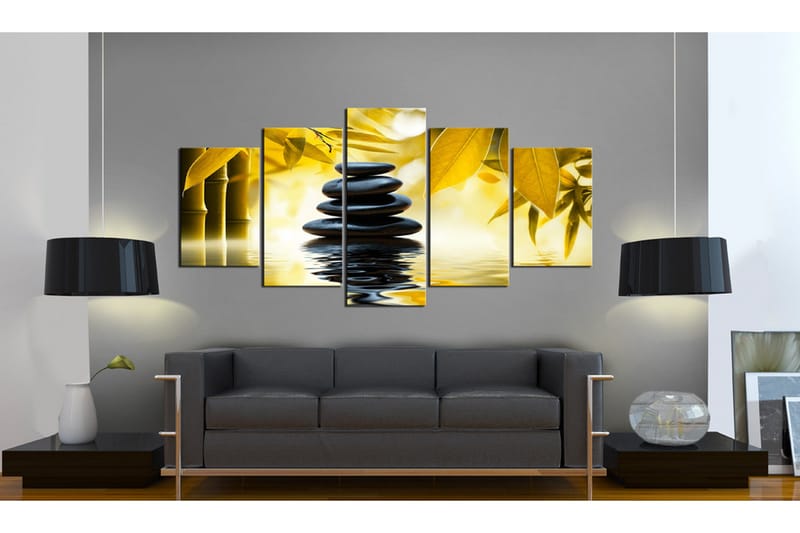 Tavla Safflower Relaxation 100x50 - Artgeist sp. z o. o. - Inredning - Tavlor & konst - Canvastavlor