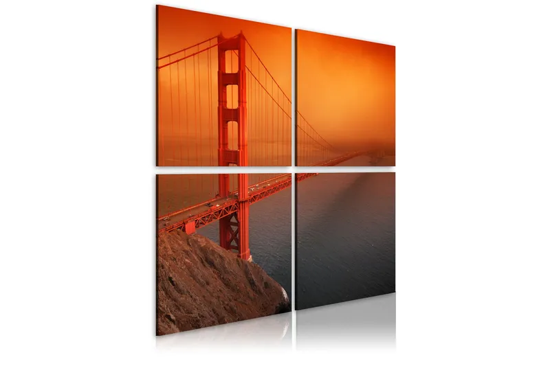Tavla San Francisco Golden Gate Bridge 80x80, Artgeist sp. z o. o.