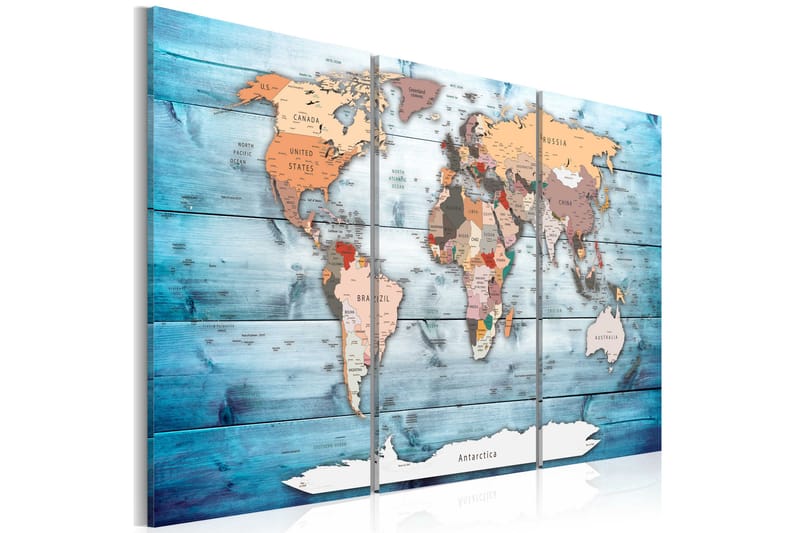 Tavla Sapphire Travels 90x60 - Artgeist sp. z o. o. - Inredning - Tavlor & konst - Canvastavlor