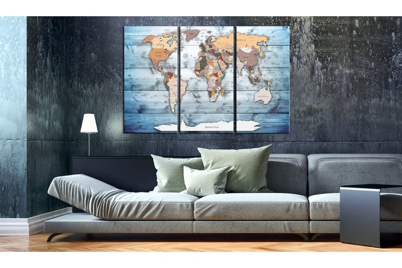 Tavla Sapphire Travels 90x60 - Artgeist sp. z o. o. - Inredning - Tavlor & konst - Canvastavlor