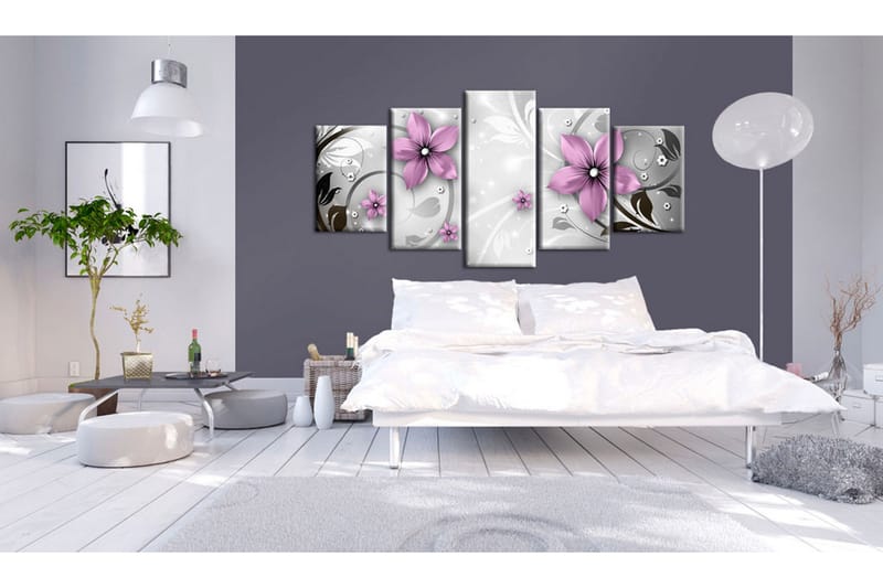 Tavla Saucy Flowers 200x100 - Artgeist sp. z o. o. - Inredning - Tavlor & konst - Canvastavlor