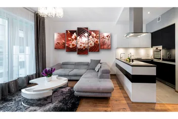 Tavla Scarlet Carousel 100x50 - Artgeist sp. z o. o. - Inredning - Tavlor & konst - Canvastavlor