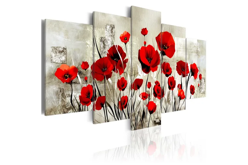 Tavla Scarlet Field 200x100, Artgeist sp. z o. o.