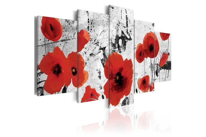 Tavla Scarlet Flowers 100x50, Artgeist sp. z o. o.