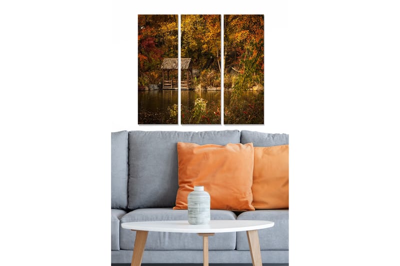 Tavla Scenic 3-pack Flerfärgad - 20x50 cm - Inredning - Tavlor & konst - Canvastavlor