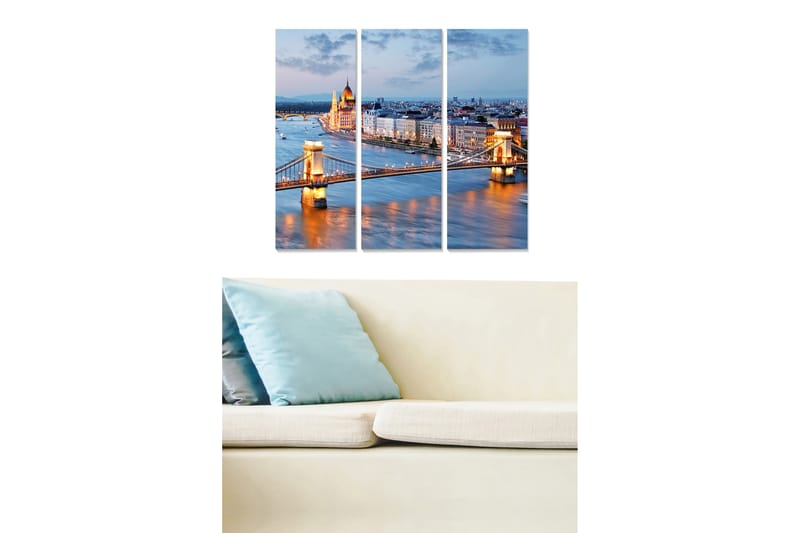 Tavla Scenic 3-pack Flerfärgad - 20x50 cm - Inredning - Tavlor & konst - Canvastavlor
