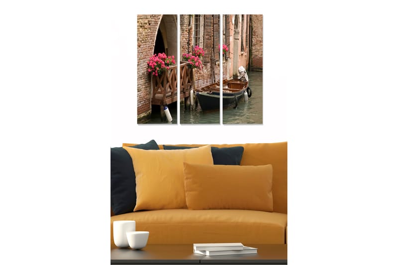 Tavla Scenic 3-pack Flerfärgad - 20x50 cm - Inredning - Tavlor & konst - Canvastavlor
