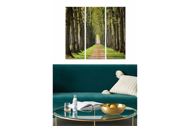 Tavla Scenic 3-pack Flerfärgad - 20x50 cm - Inredning - Tavlor & konst - Canvastavlor