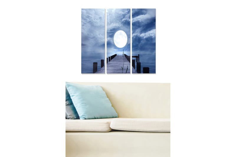 Tavla Scenic 3-pack Flerfärgad - 20x50 cm - Inredning - Tavlor & konst - Canvastavlor