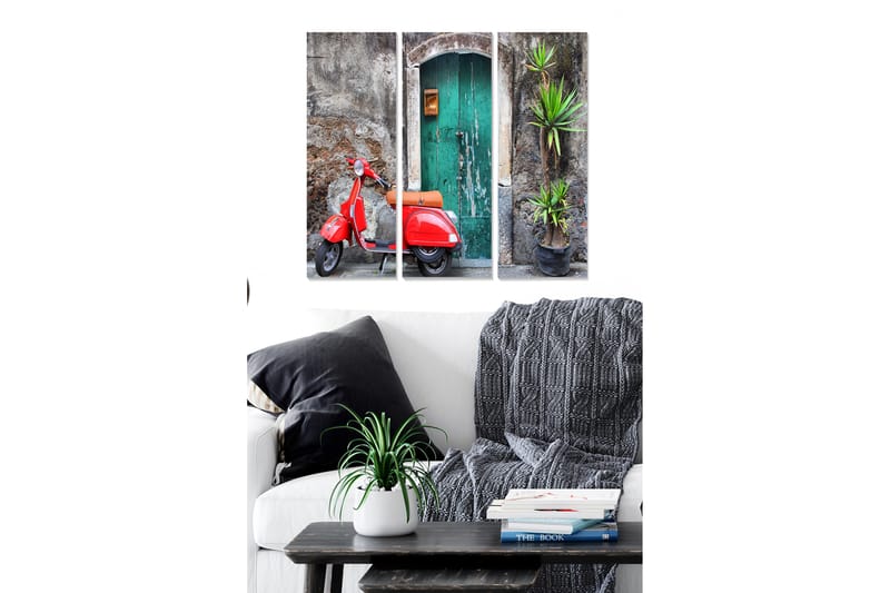 Tavla Scenic 3-pack Flerfärgad - 20x50 cm - Inredning - Tavlor & konst - Canvastavlor