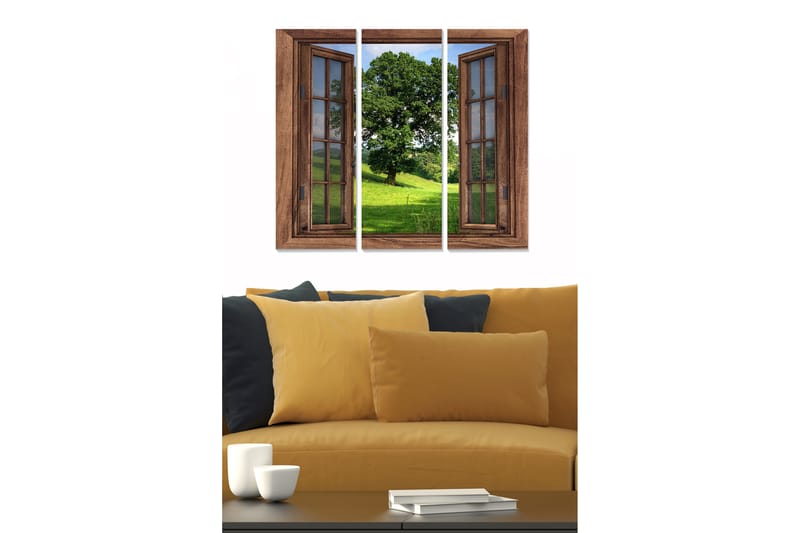 Tavla Scenic 3-pack Flerfärgad - 20x50 cm - Inredning - Tavlor & konst - Canvastavlor
