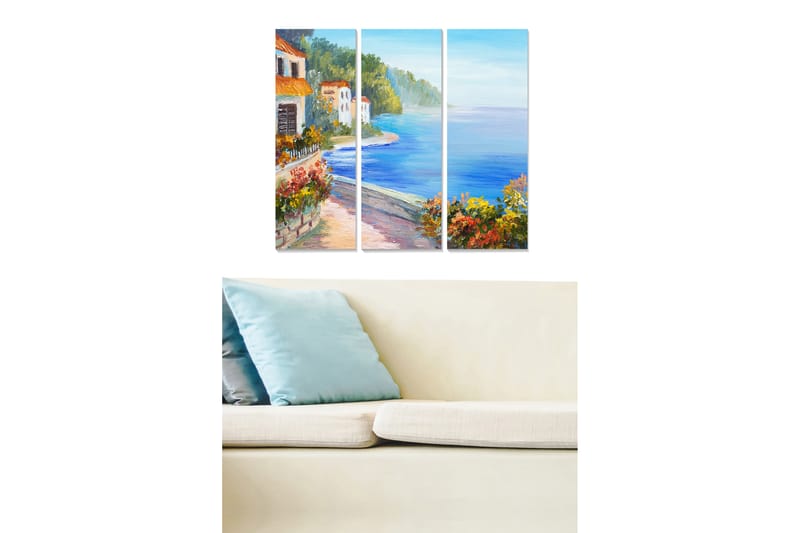 Tavla Scenic 3-pack Flerfärgad - 20x50 cm - Inredning - Tavlor & konst - Canvastavlor