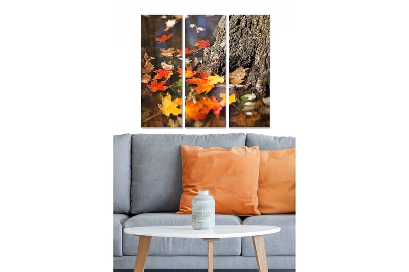 Tavla Scenic 3-pack Flerfärgad - 20x50 cm - Inredning - Tavlor & konst - Canvastavlor