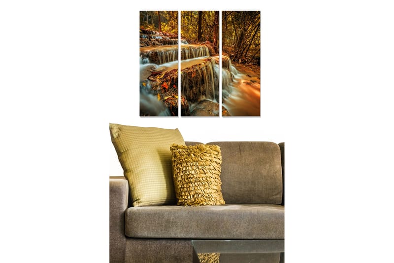Tavla Scenic 3-pack Flerfärgad - 20x50 cm - Inredning - Tavlor & konst - Canvastavlor